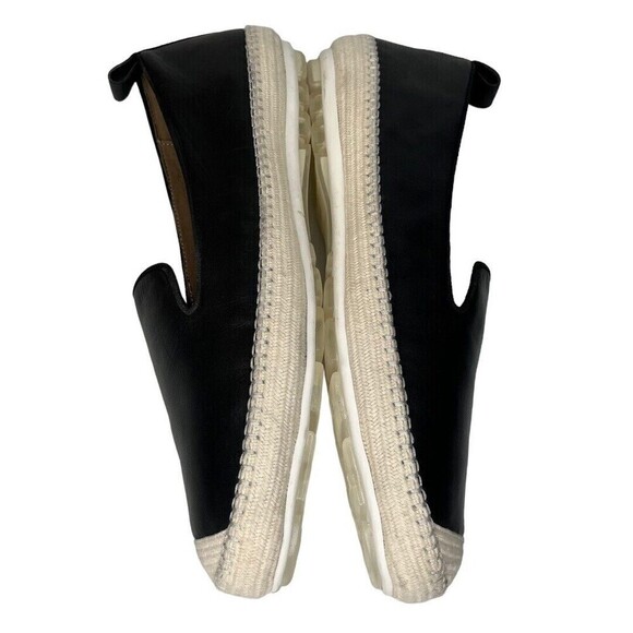 Blondo Bella Leather Espadrilles Women’s Size 9.5 Black Slip-On Flat Shoes - Picture 5 of 12